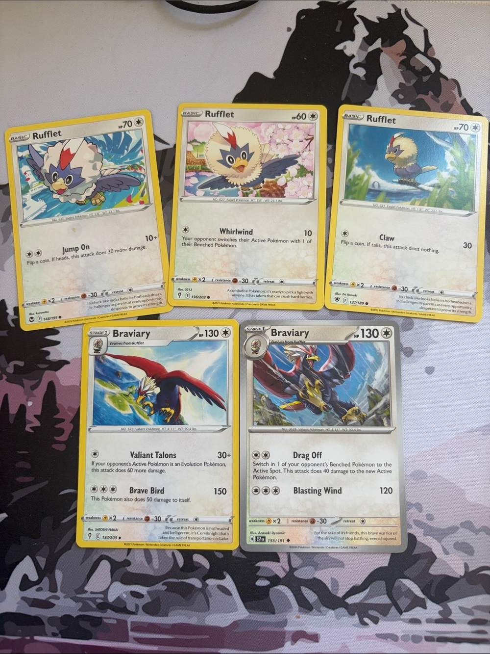 Rufflet & Braviary Collection Lot | 5 Pokémon Cards | ✨5/$25✨